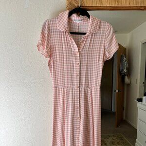 Reformation Pink Wilma Dress Size 4